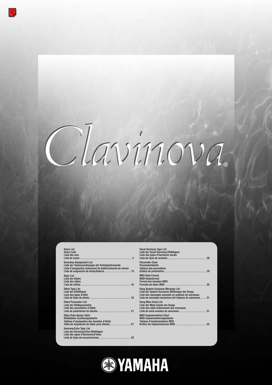 Yamaha Clavinova CVP-204 User Manual | 56 pages