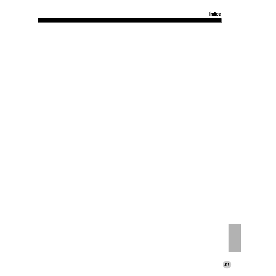 Índice | Yamaha DGX200 User Manual | Page 81 / 100