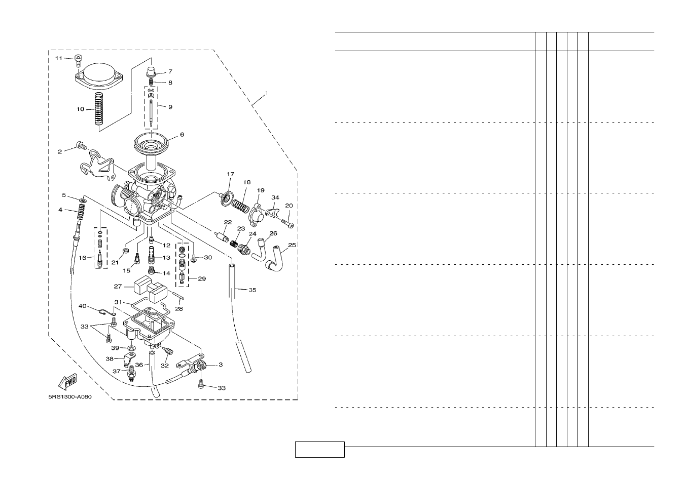 Carburetor | Yamaha TW125 (5RS1) User Manual | Page 15 / 57