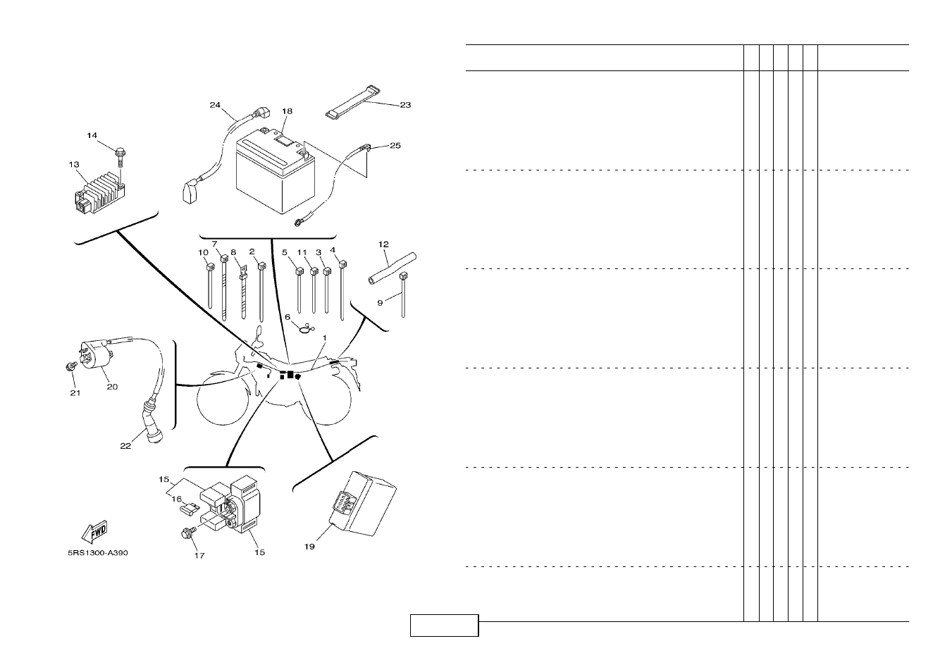 Electrical 1 | Yamaha TW125 (5RS1) User Manual | Page 53 / 57