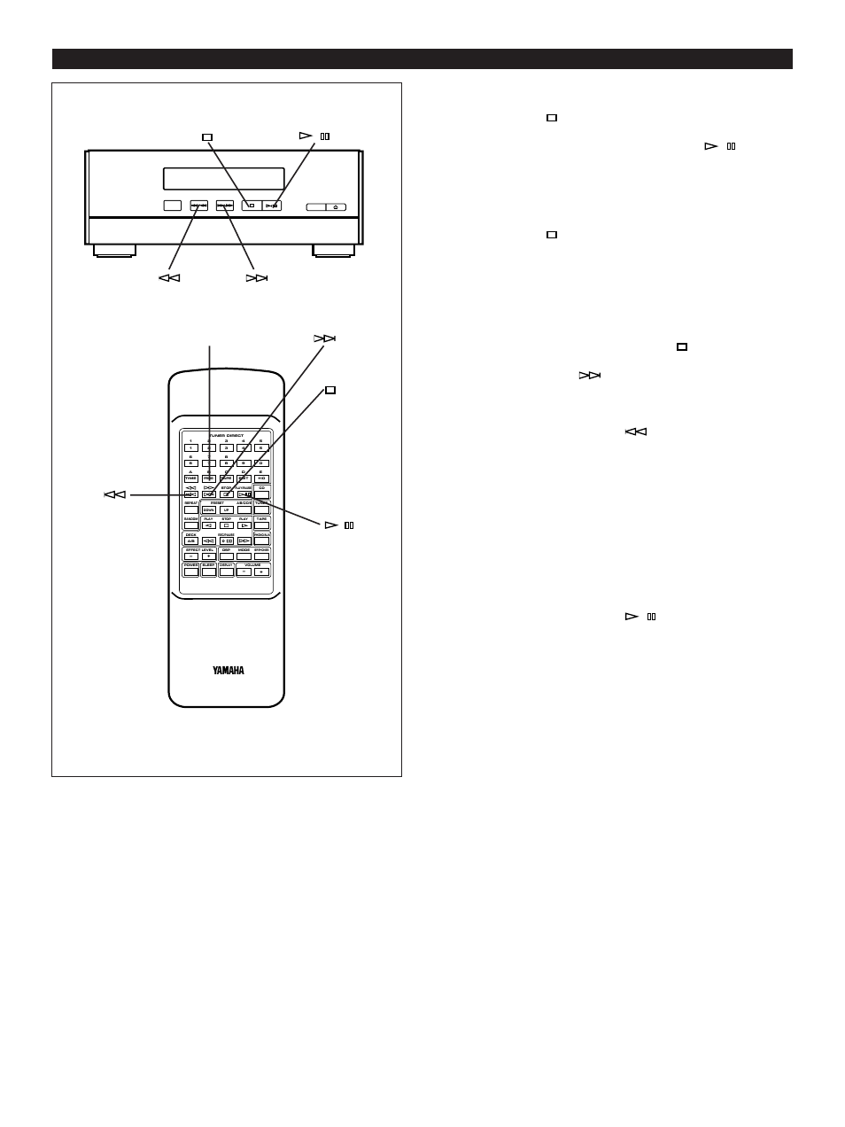 E-20, Compact disc player operation, Cd player | Prog, There are several methods as described below, Press the stop button while the unit is stopped, Open the disc table, Switch off the power | Yamaha CC-50 User Manual | Page 22 / 48