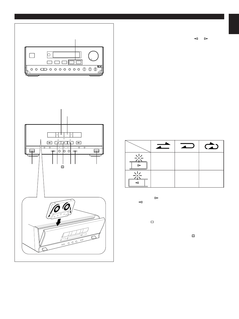 Tape a or tape b playback | Yamaha CC-50 User Manual | Page 29 / 48