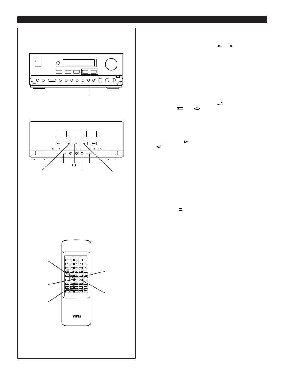 Other recordings, Recording from the built-in tuner, E-36 | Receiver, Tape deck | Yamaha CC-50 User Manual | Page 38 / 48