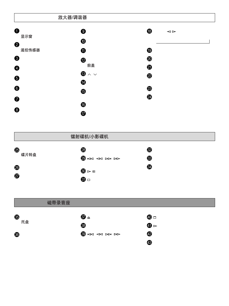 Yamaha GX-500VCD User Manual | Page 5 / 46
