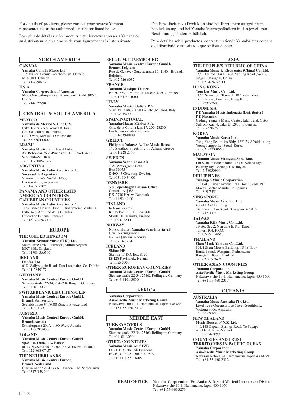 Yamaha YPT-300 User Manual | Page 83 / 84