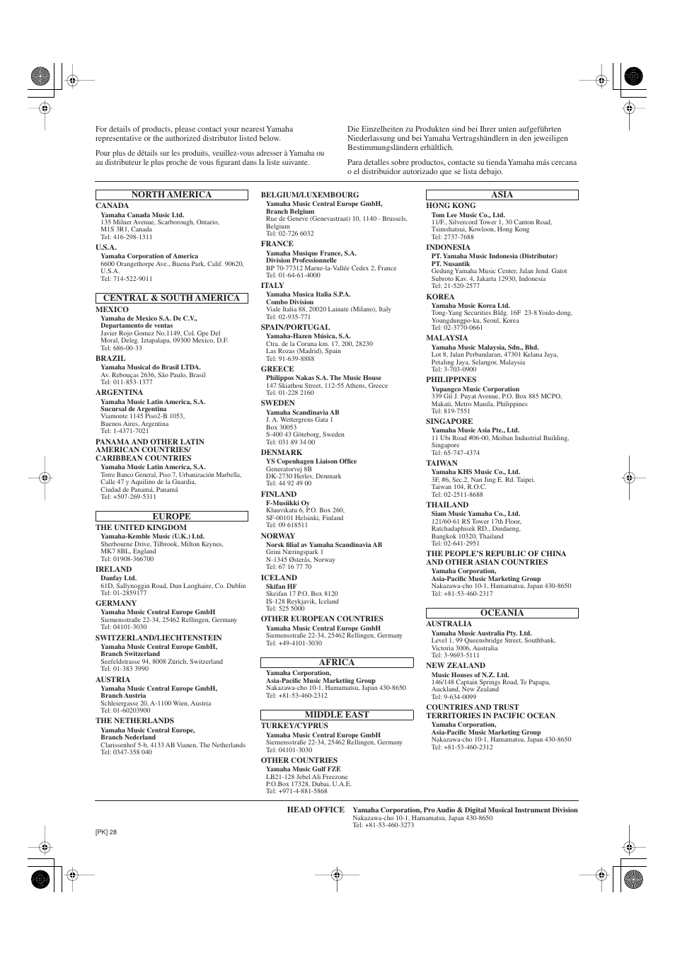 Yamaha Portable Entertainment Station PSR-K1 User Manual | Page 103 / 104