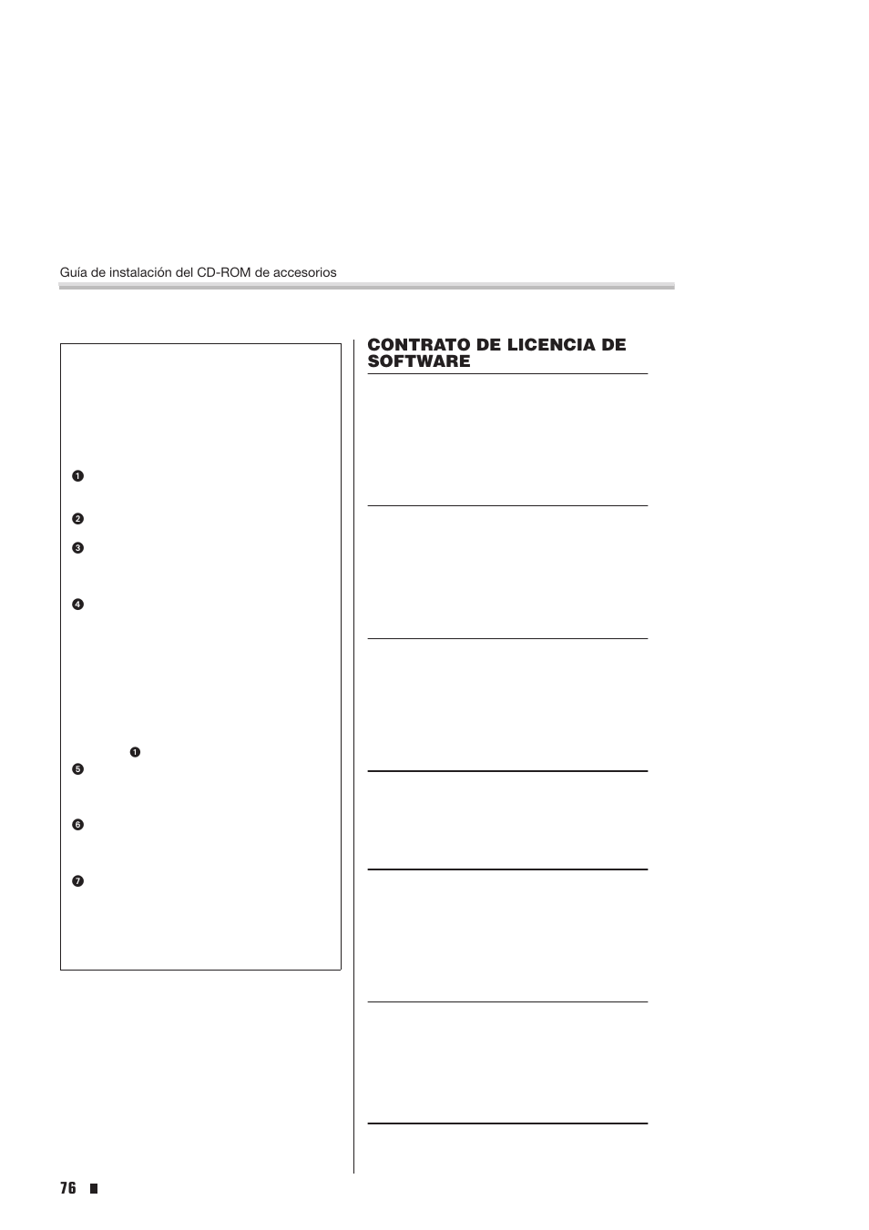 Contrato de licencia de software | Yamaha Portable Entertainment Station PSR-K1 User Manual | Page 76 / 104