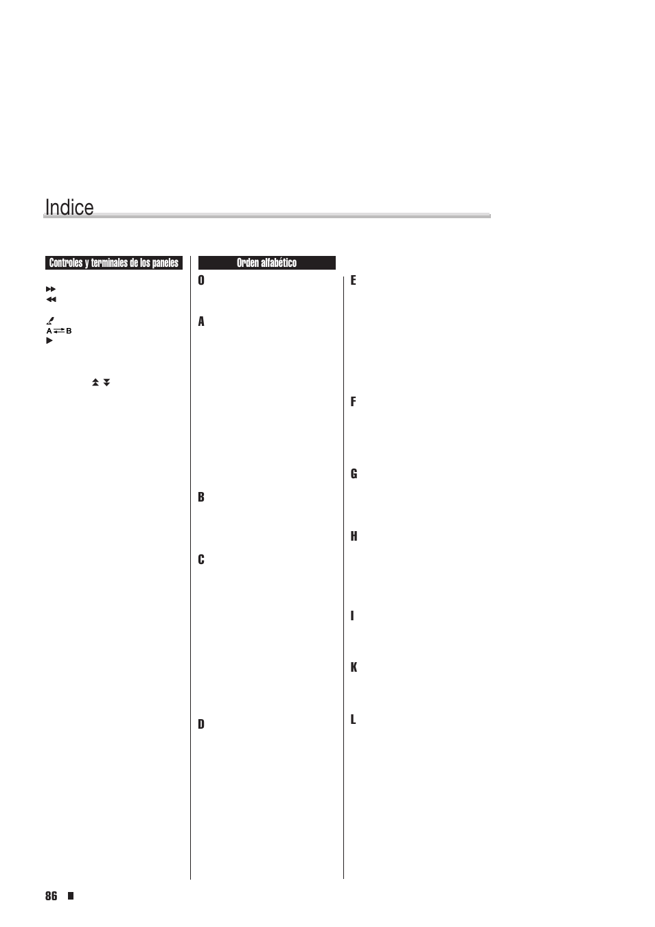 Índice | Yamaha Portable Entertainment Station PSR-K1 User Manual | Page 86 / 104