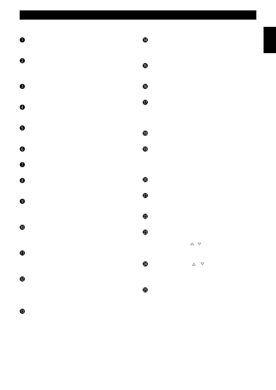 Controls and functions | Yamaha DSP-AX1 User Manual | Page 11 / 88