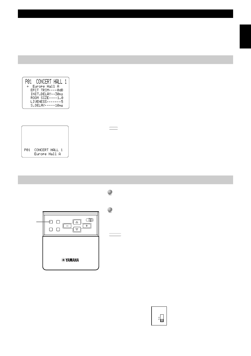 On-screen displays (osd), Osd modes, Selecting the osd mode | Pal/ntsc switch (for general and china models) | Yamaha DSP-AX1 User Manual | Page 27 / 88