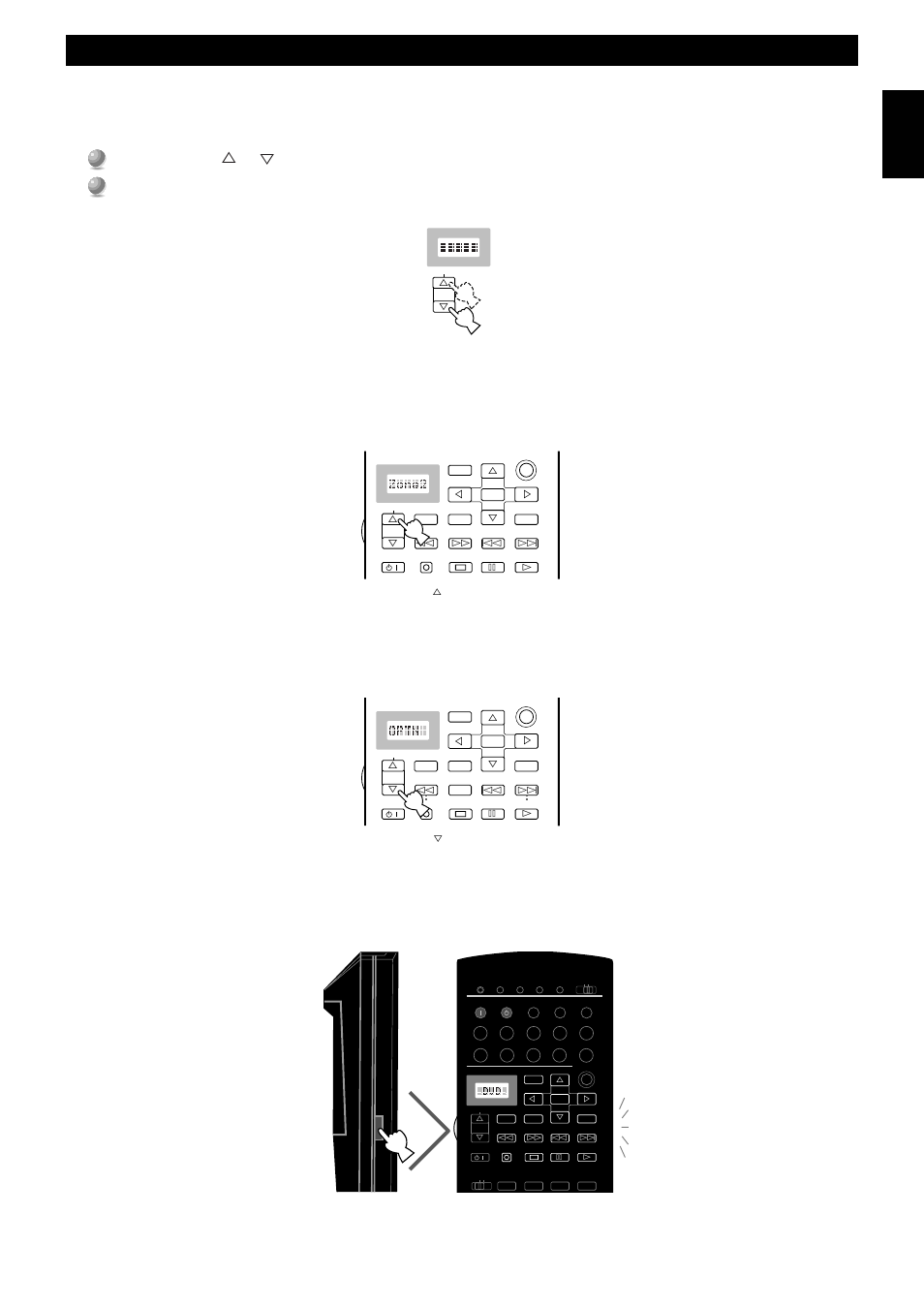 Remote control features, Source select, About zone2 | About optn, Light up function, English, Press select | Yamaha DSP-AX1 User Manual | Page 53 / 88