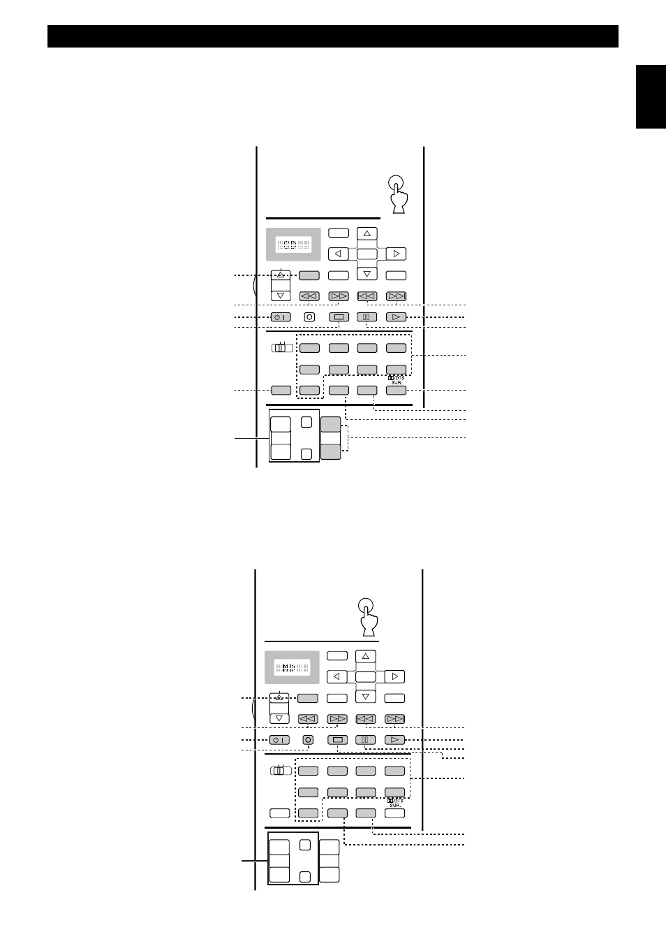 Remote control features, English | Yamaha DSP-AX1 User Manual | Page 55 / 88