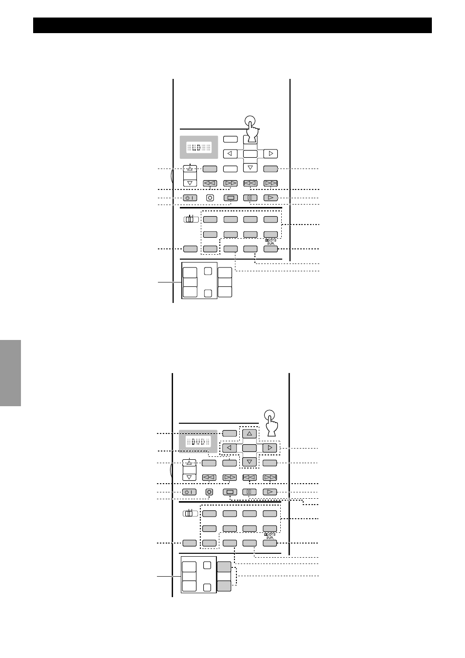 Remote control features, Advanced operation | Yamaha DSP-AX1 User Manual | Page 56 / 88