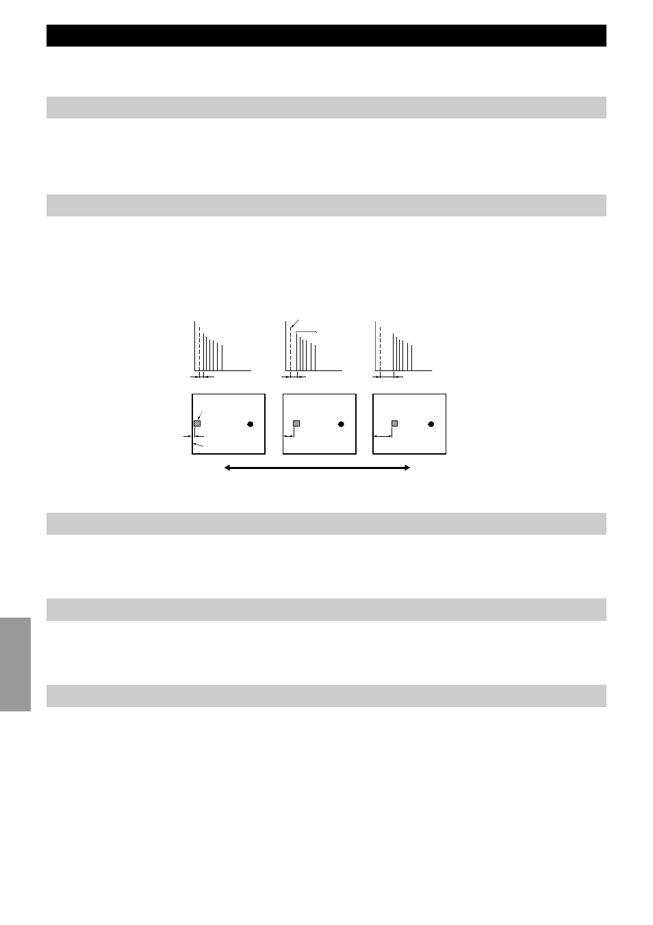 Digital sound field parameter descriptions, Efct trim (effect trim), Init. dly (initial delay) | P. init. dly (presence initial delay), Rc. init. dly (rear center initial delay), S. init. dly (surround initial delay) | Yamaha DSP-AX1 User Manual | Page 76 / 88