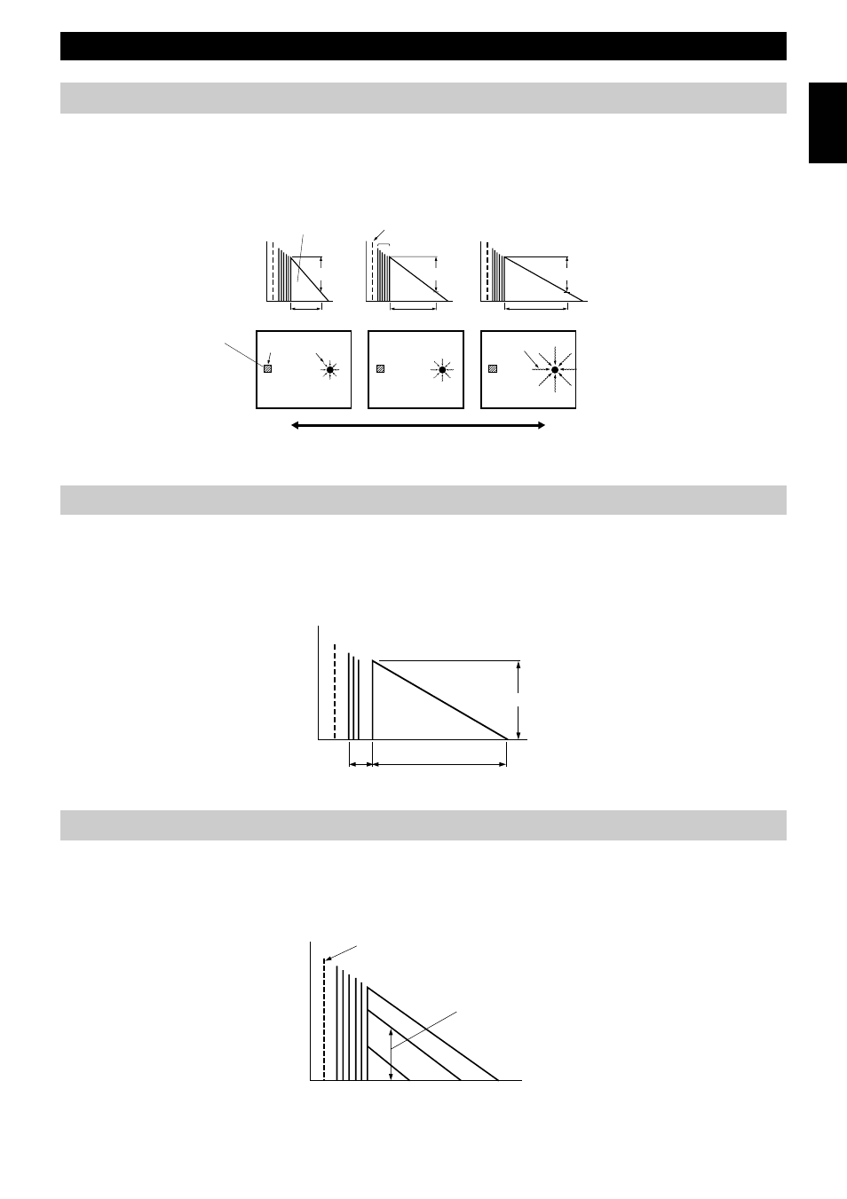 Rev. time (reverberation time), Rev. delay (reverberation delay), Rev. level (reverberation level) | Digital sound field parameter descriptions | Yamaha DSP-AX1 User Manual | Page 79 / 88