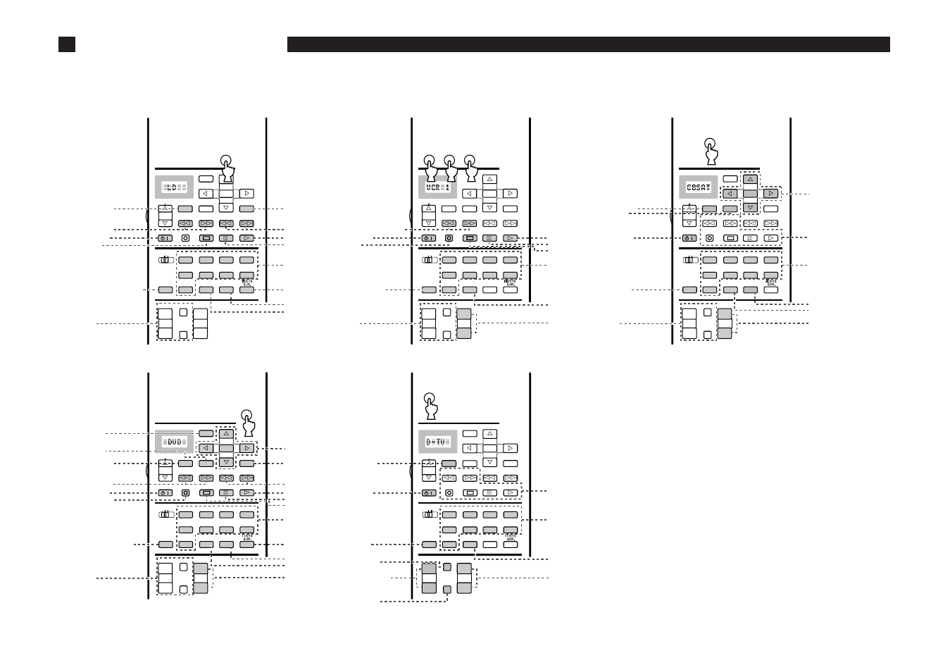 Quick reference card, Vcr 1/vcr 2/vcr 3 ■ cbsat ■ ld ■ dvd ■ d-tv | Yamaha DSP-AX1 User Manual | Page 88 / 88