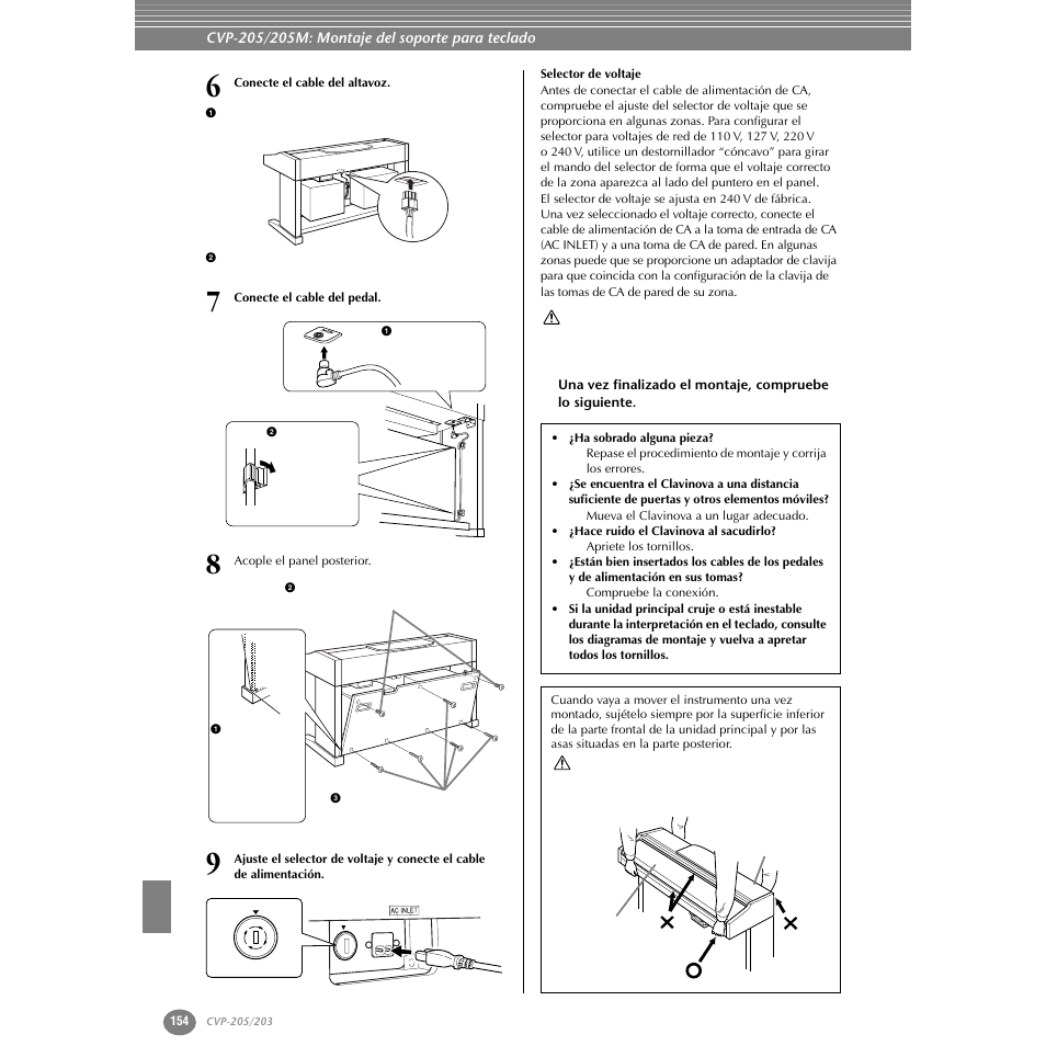 Yamaha Clavinova CVP-203 User Manual | Page 154 / 169