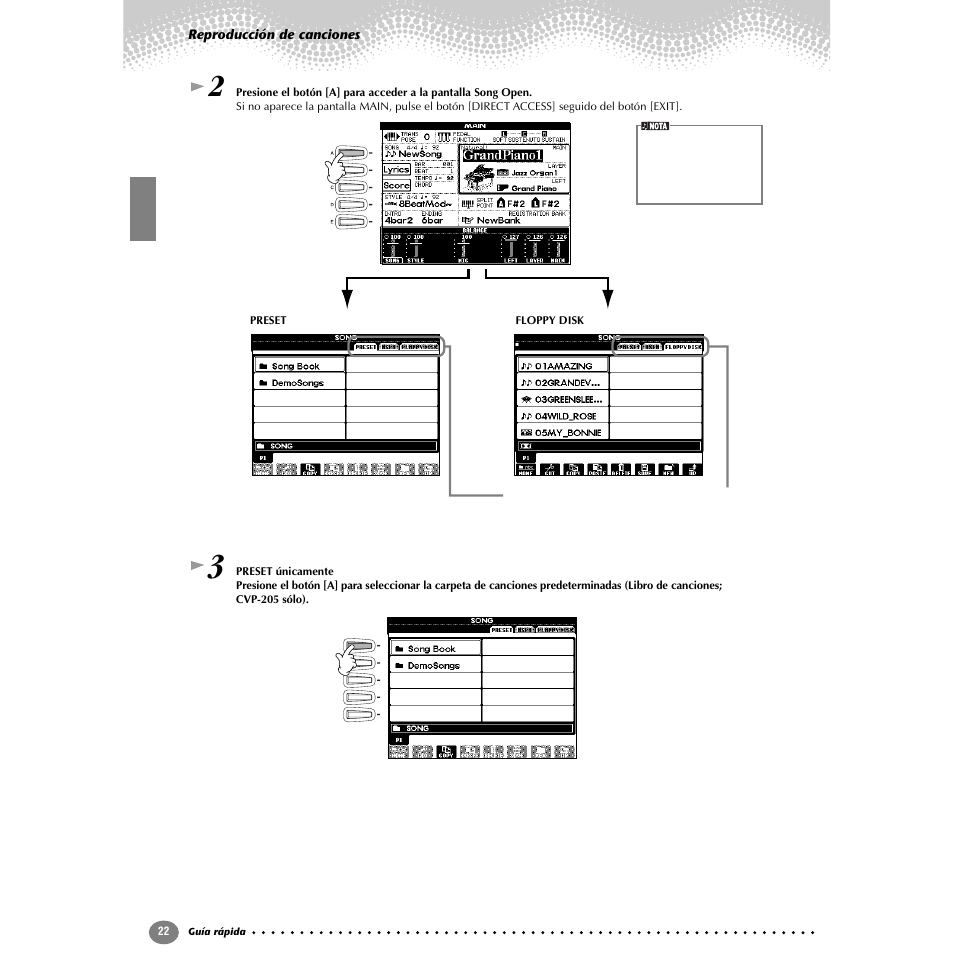 Yamaha Clavinova CVP-203 User Manual | Page 22 / 169