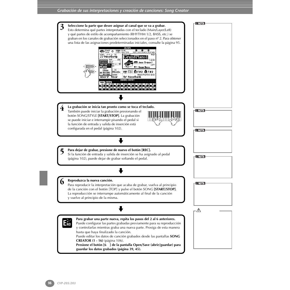 Yamaha Clavinova CVP-203 User Manual | Page 96 / 169