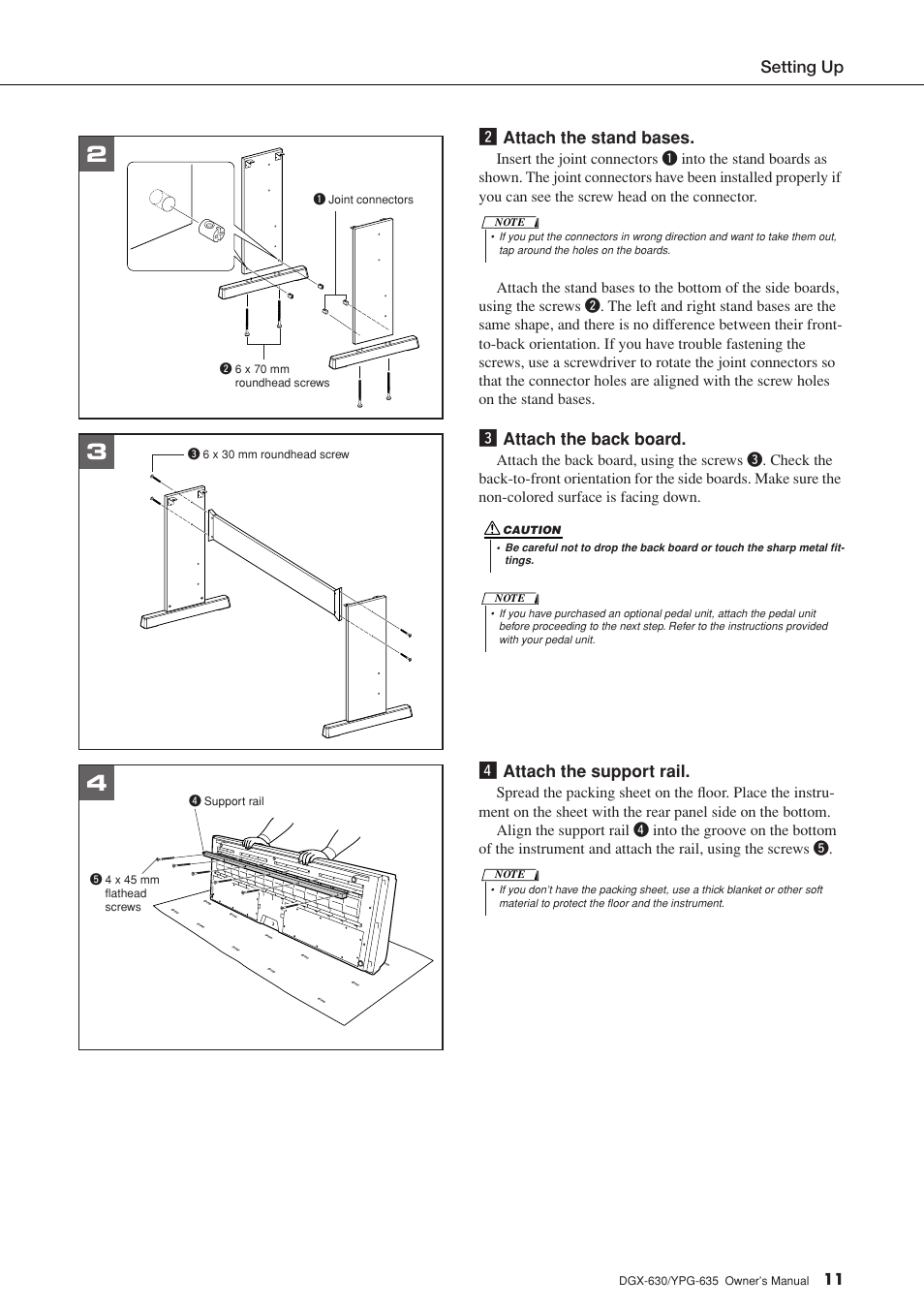 Yamaha YPG-635 User Manual | Page 11 / 154