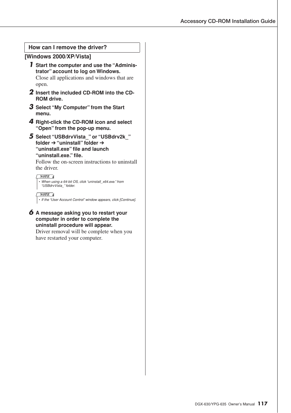 Yamaha YPG-635 User Manual | Page 117 / 154