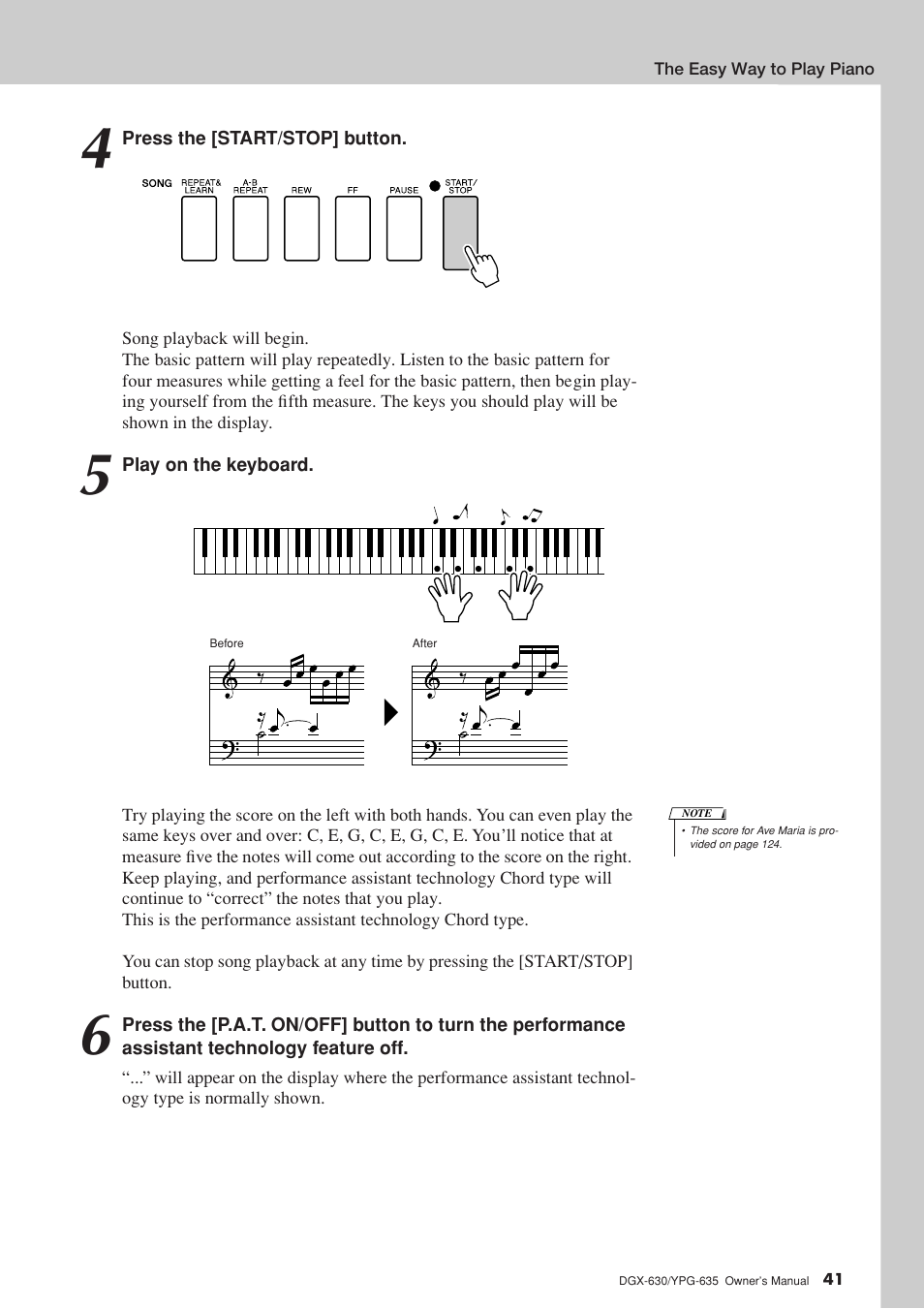 Yamaha YPG-635 User Manual | Page 41 / 154