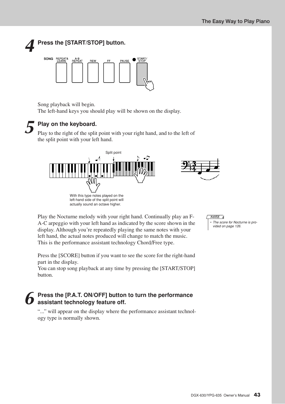 Yamaha YPG-635 User Manual | Page 43 / 154