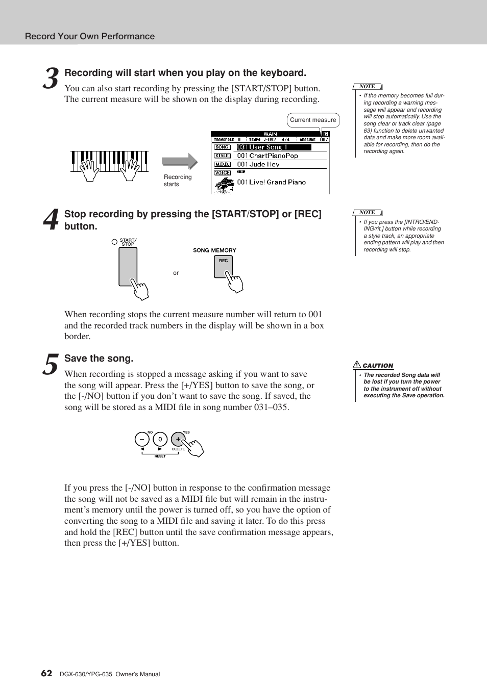 Yamaha YPG-635 User Manual | Page 62 / 154