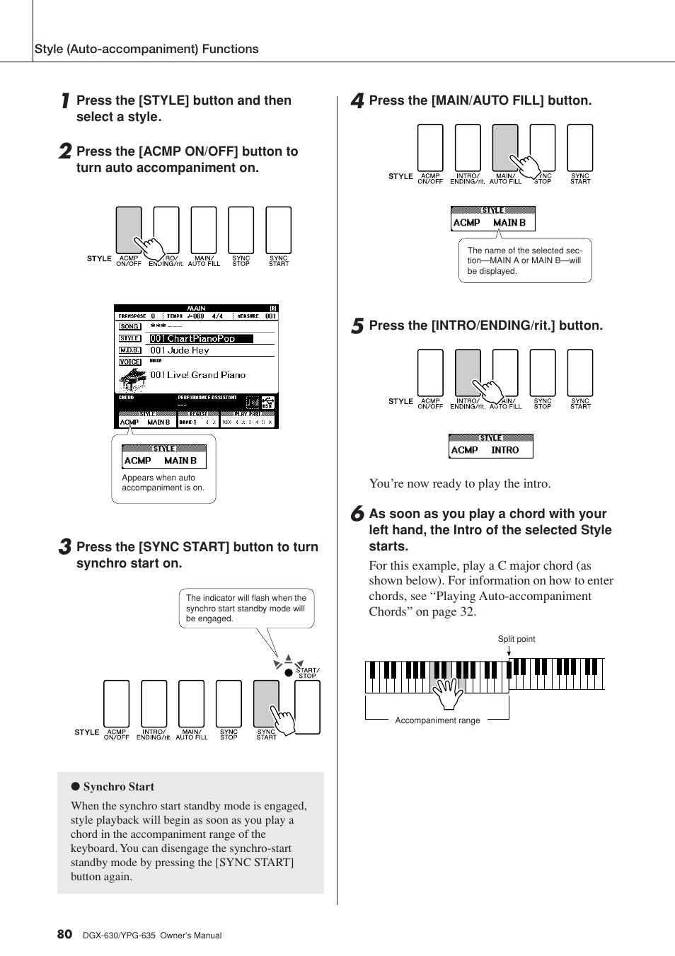 Yamaha YPG-635 User Manual | Page 80 / 154