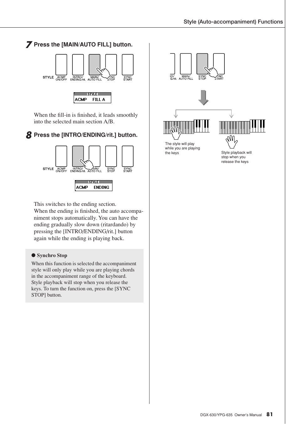 Yamaha YPG-635 User Manual | Page 81 / 154