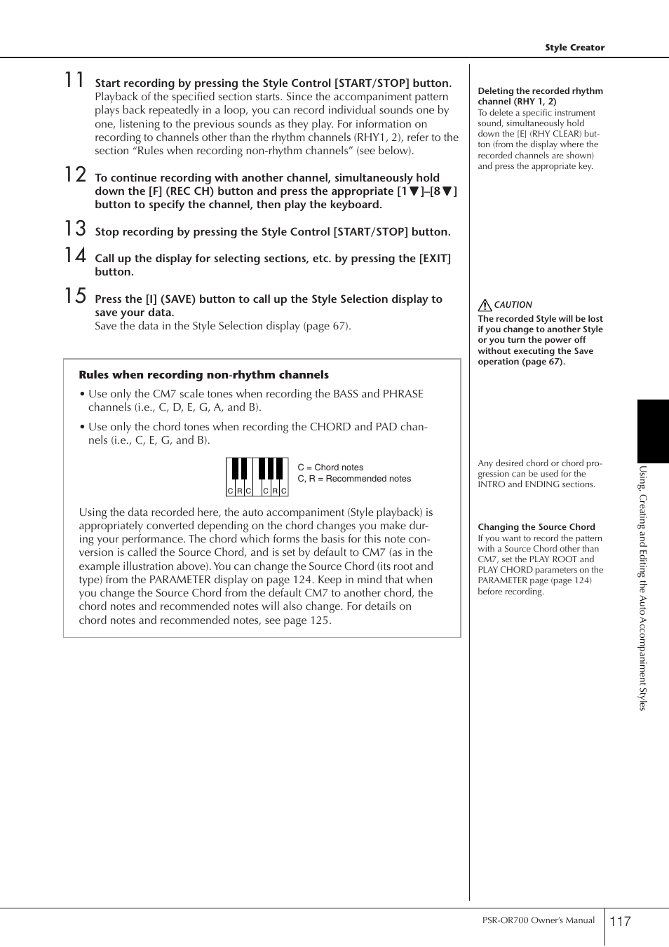 Yamaha PORTATONE PSR-OR700 User Manual | Page 117 / 196