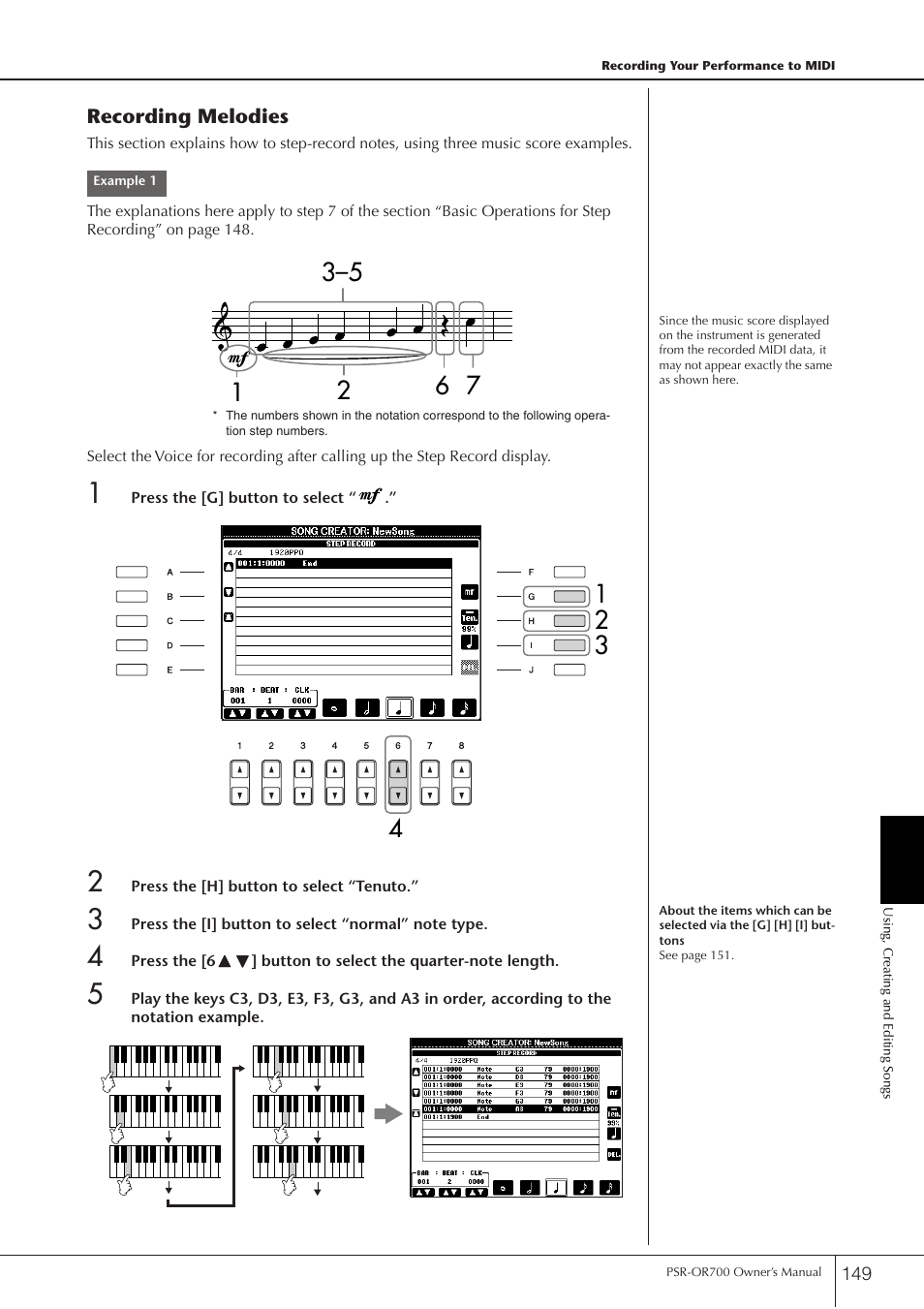 Yamaha PORTATONE PSR-OR700 User Manual | Page 149 / 196
