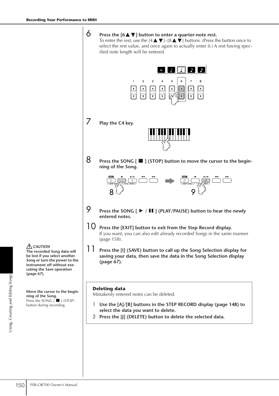 Yamaha PORTATONE PSR-OR700 User Manual | Page 150 / 196