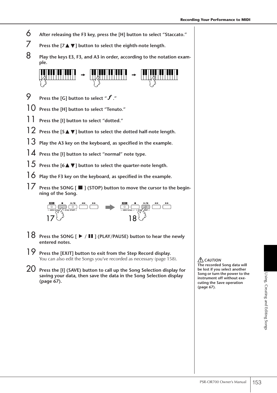 Yamaha PORTATONE PSR-OR700 User Manual | Page 153 / 196