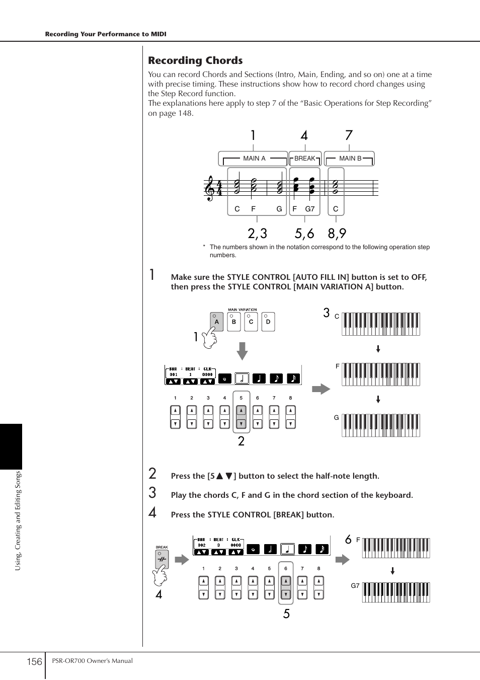 Yamaha PORTATONE PSR-OR700 User Manual | Page 156 / 196