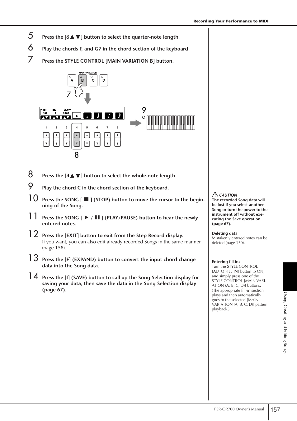 Yamaha PORTATONE PSR-OR700 User Manual | Page 157 / 196