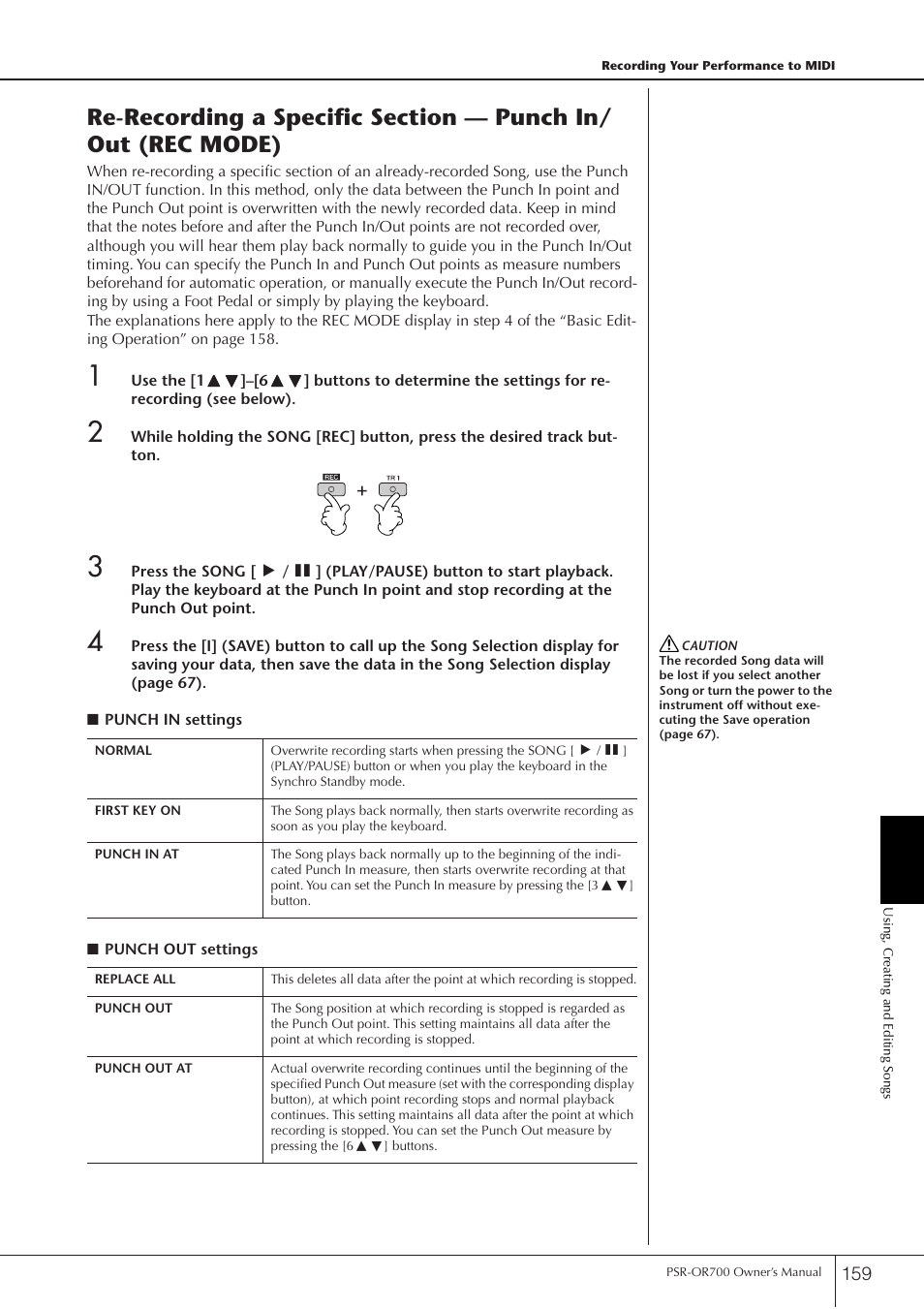 Yamaha PORTATONE PSR-OR700 User Manual | Page 159 / 196