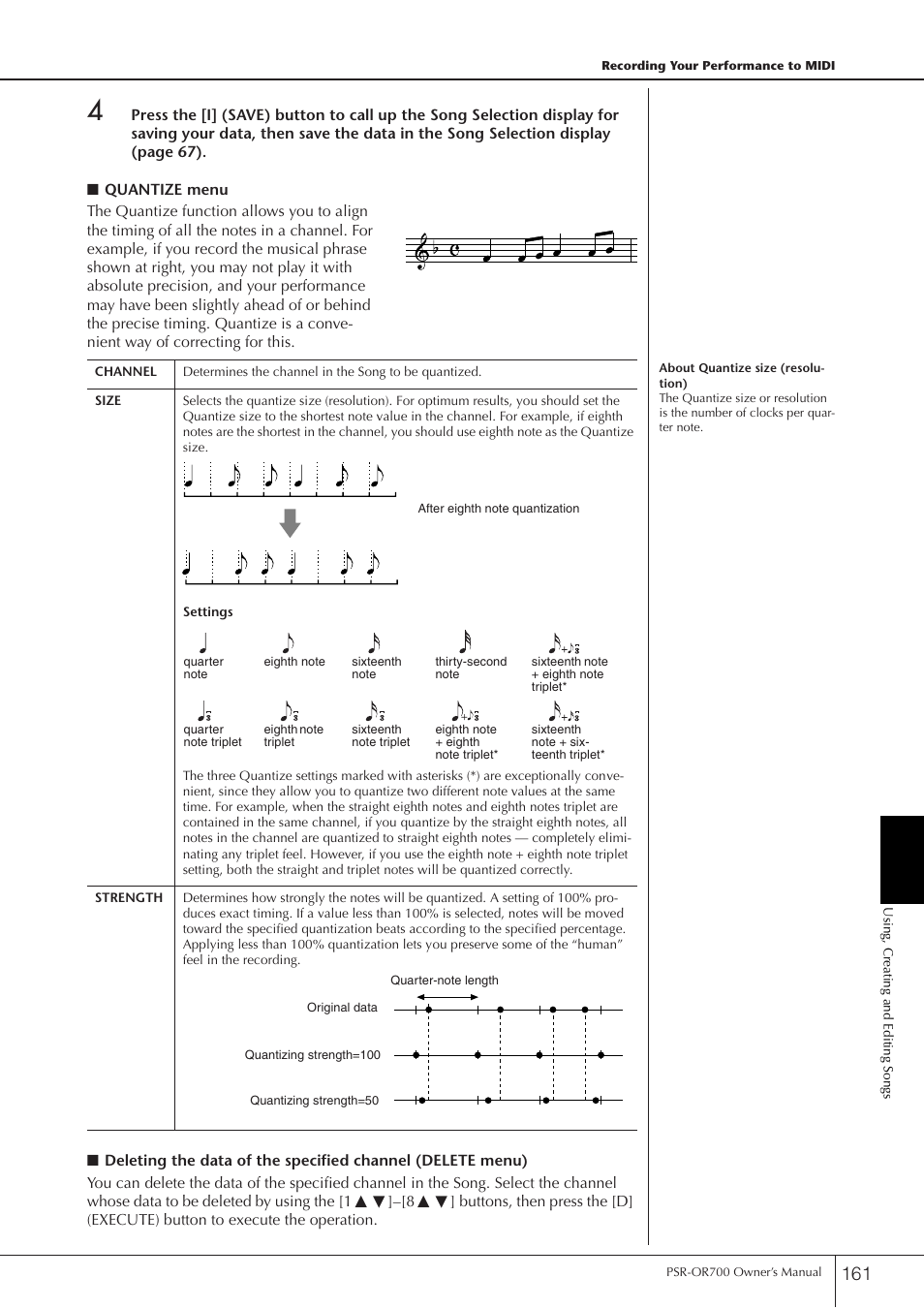 Yamaha PORTATONE PSR-OR700 User Manual | Page 161 / 196
