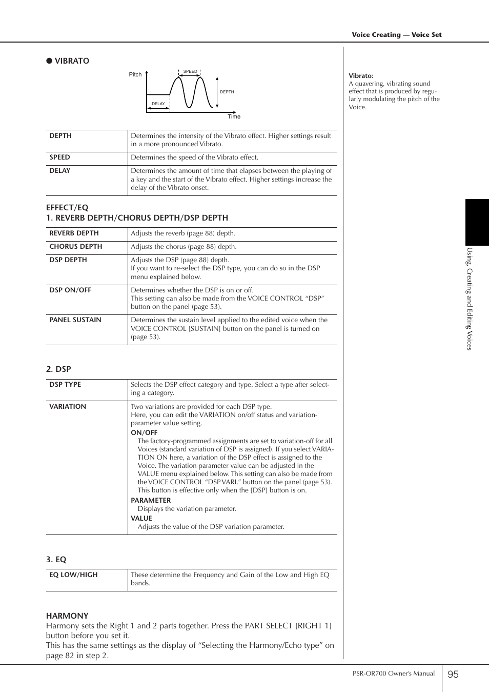 Yamaha PORTATONE PSR-OR700 User Manual | Page 95 / 196
