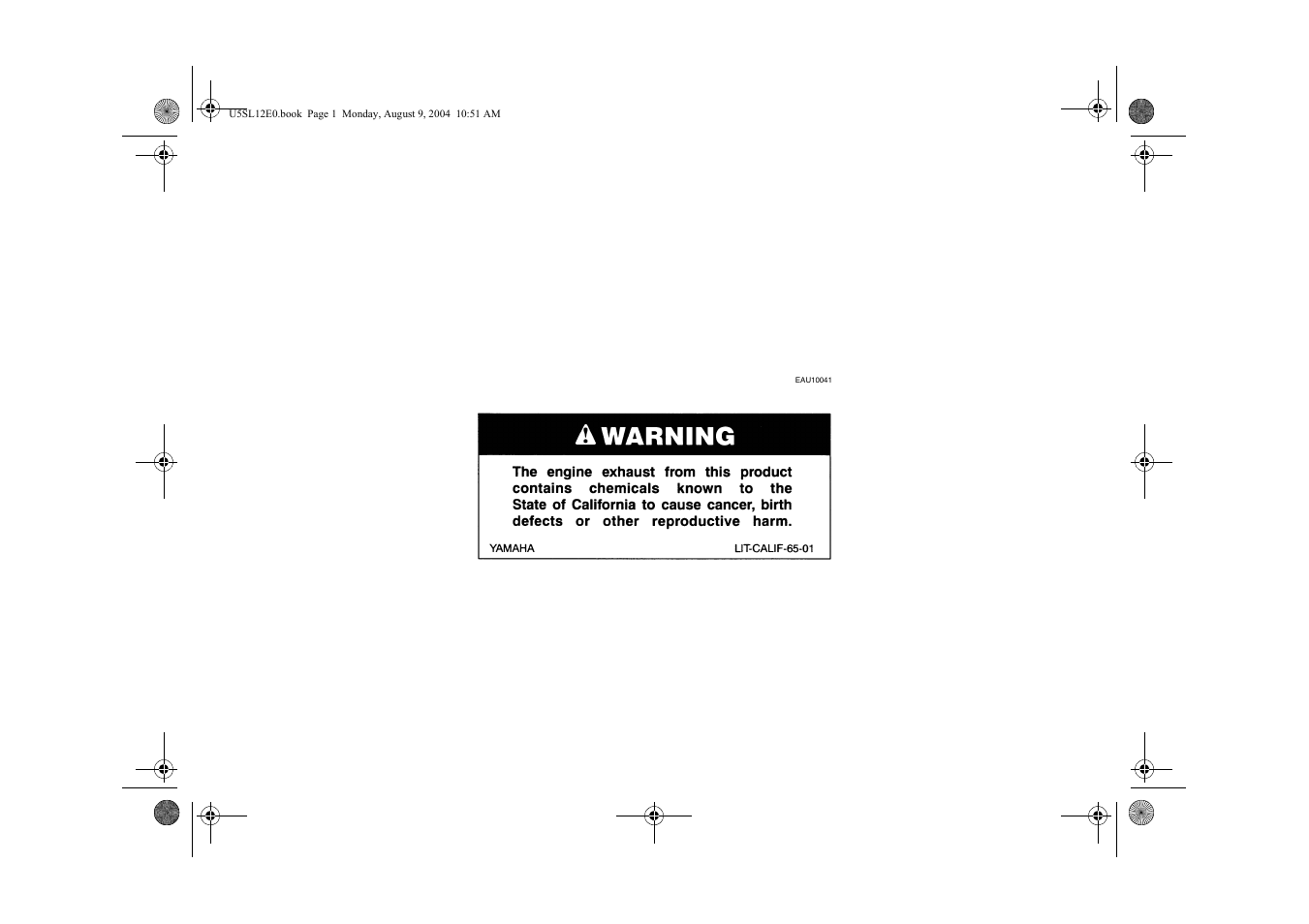 Yamaha YZF-R6T(C) User Manual | Page 2 / 111