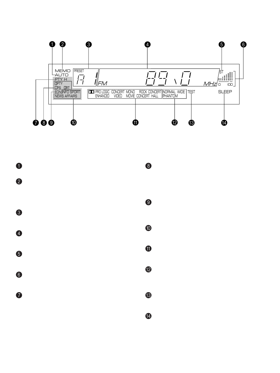 Yamaha RX-V10 User Manual | Page 18 / 39