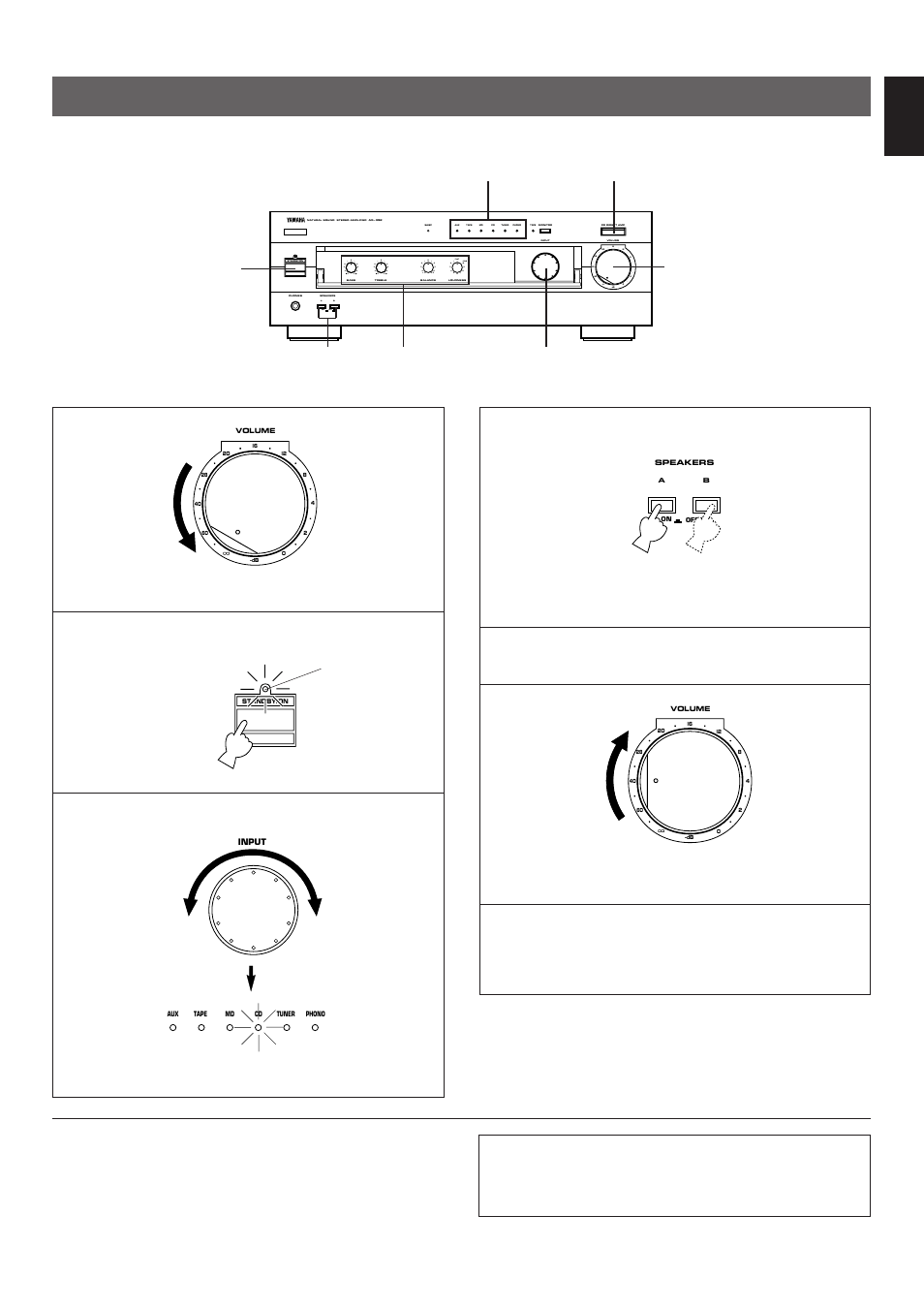 Operations, English, When you finish using this unit | Yamaha AX-392 User Manual | Page 11 / 16