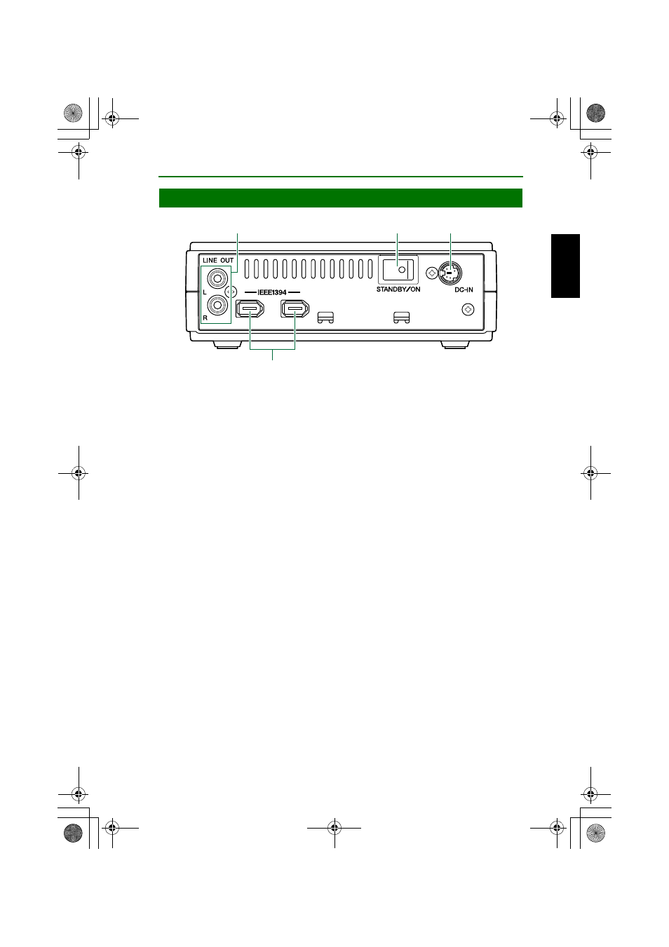 Rear panel | Yamaha CRW2200IX User Manual | Page 18 / 48