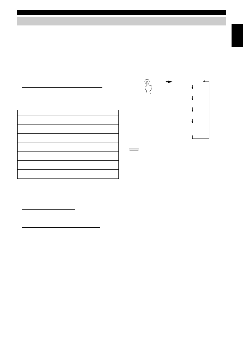 Receiving rds stations, 33 receiving rds stations, Description of rds data | Ps (program service name) mode, Pty (program type) mode, Rt (radio text) mode, Ct (clock time) mode | Yamaha RXV3000RDS User Manual | Page 35 / 78