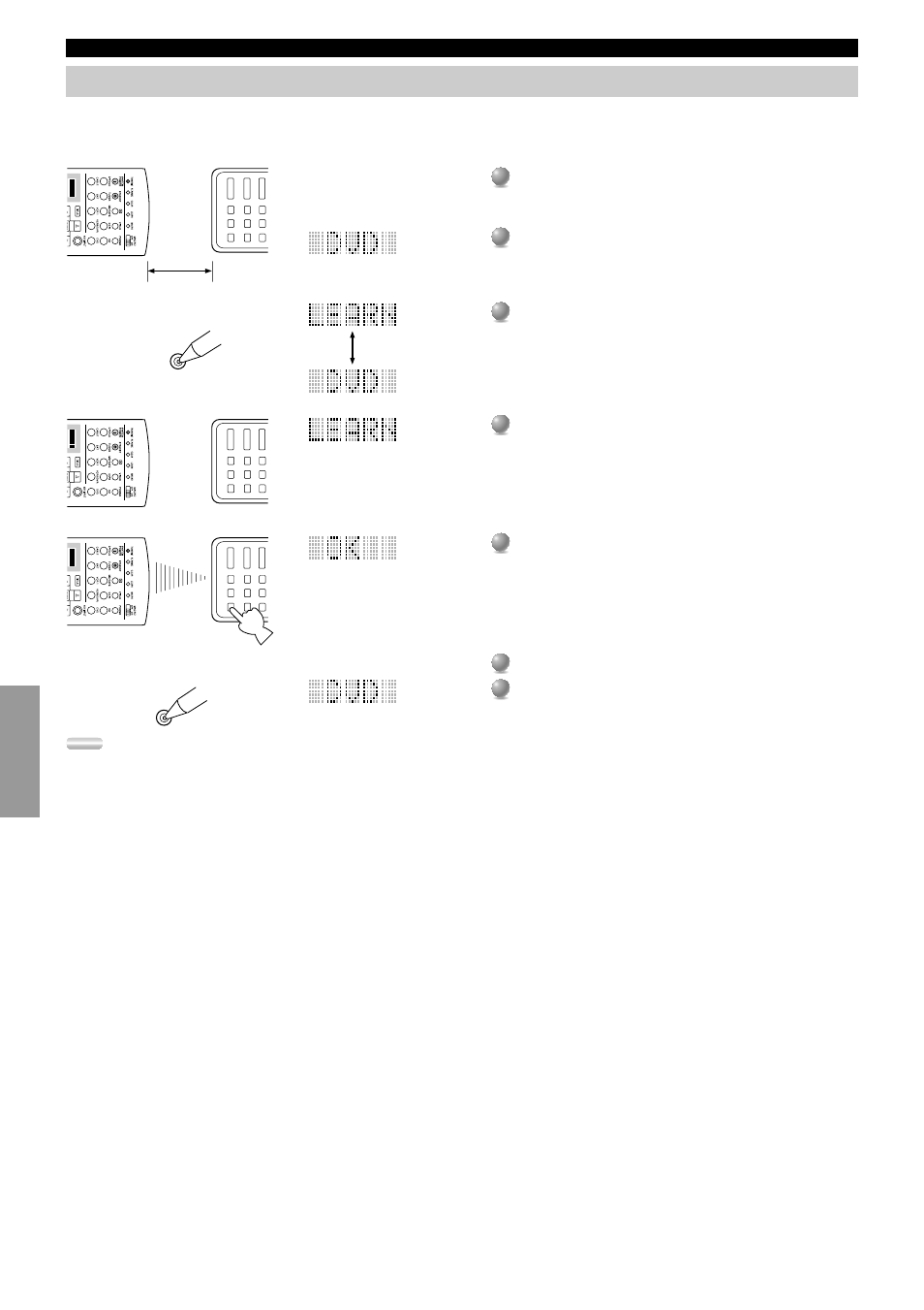 Programming a new remote control function, 52 programming a new remote control function | Yamaha RXV3000RDS User Manual | Page 54 / 78