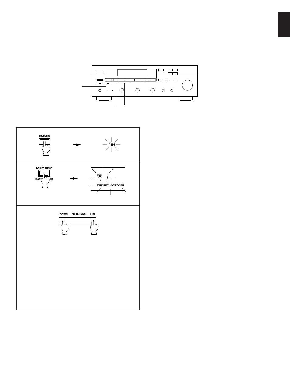 Automatic preset tuning | Yamaha RX-V390RDS User Manual | Page 19 / 34