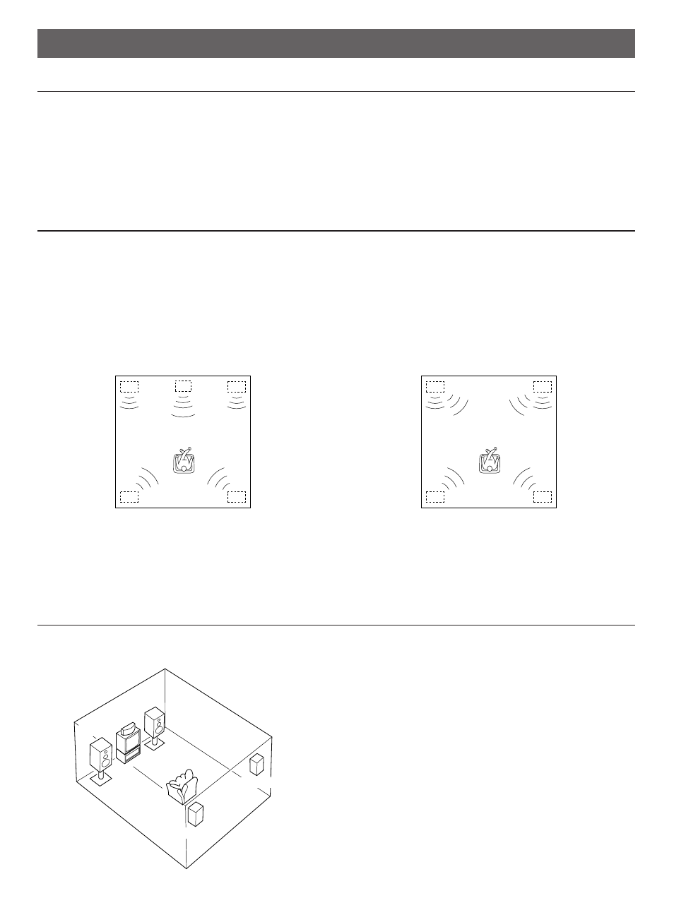 Speaker setup, Speakers to be used, Speaker configuration | Speaker placement | Yamaha RX-V390RDS User Manual | Page 6 / 34