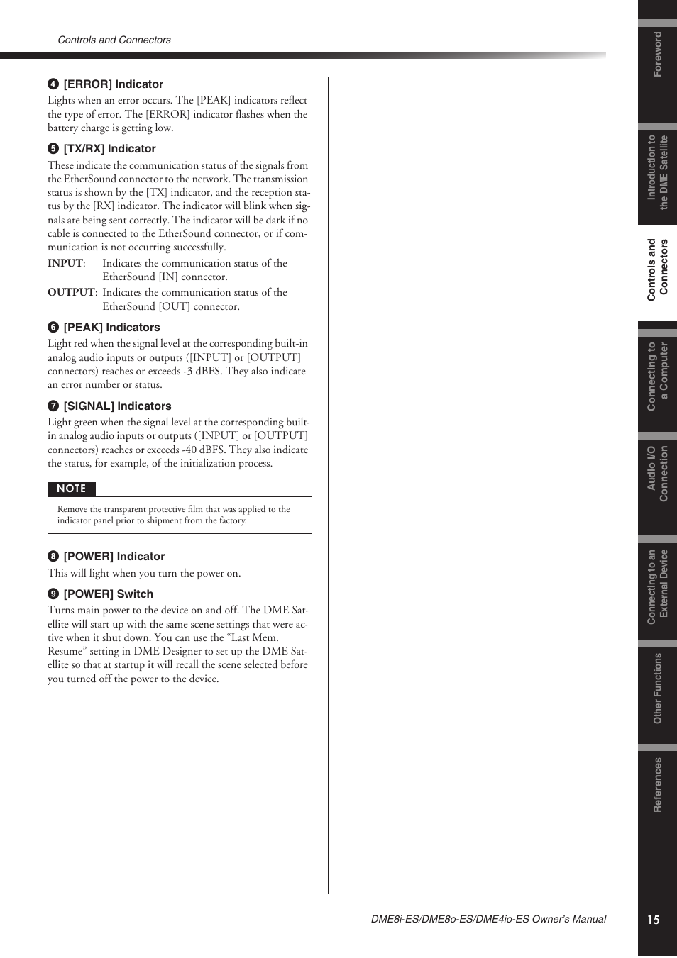 Yamaha DME8o-ES User Manual | Page 15 / 48