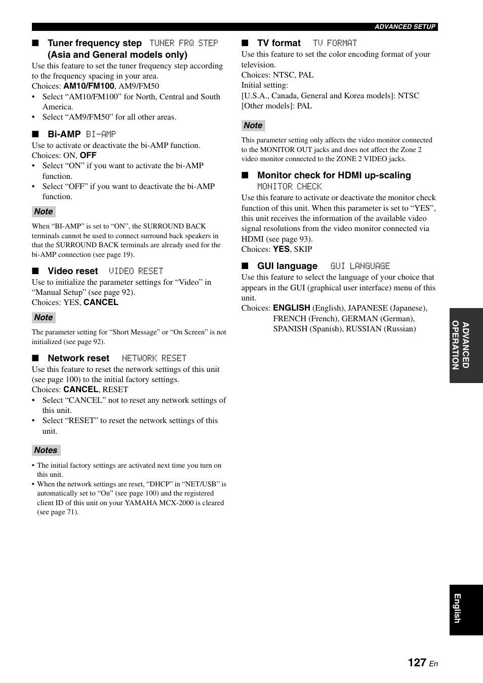 L display (see | Yamaha RX-V2700 User Manual | Page 129 / 164