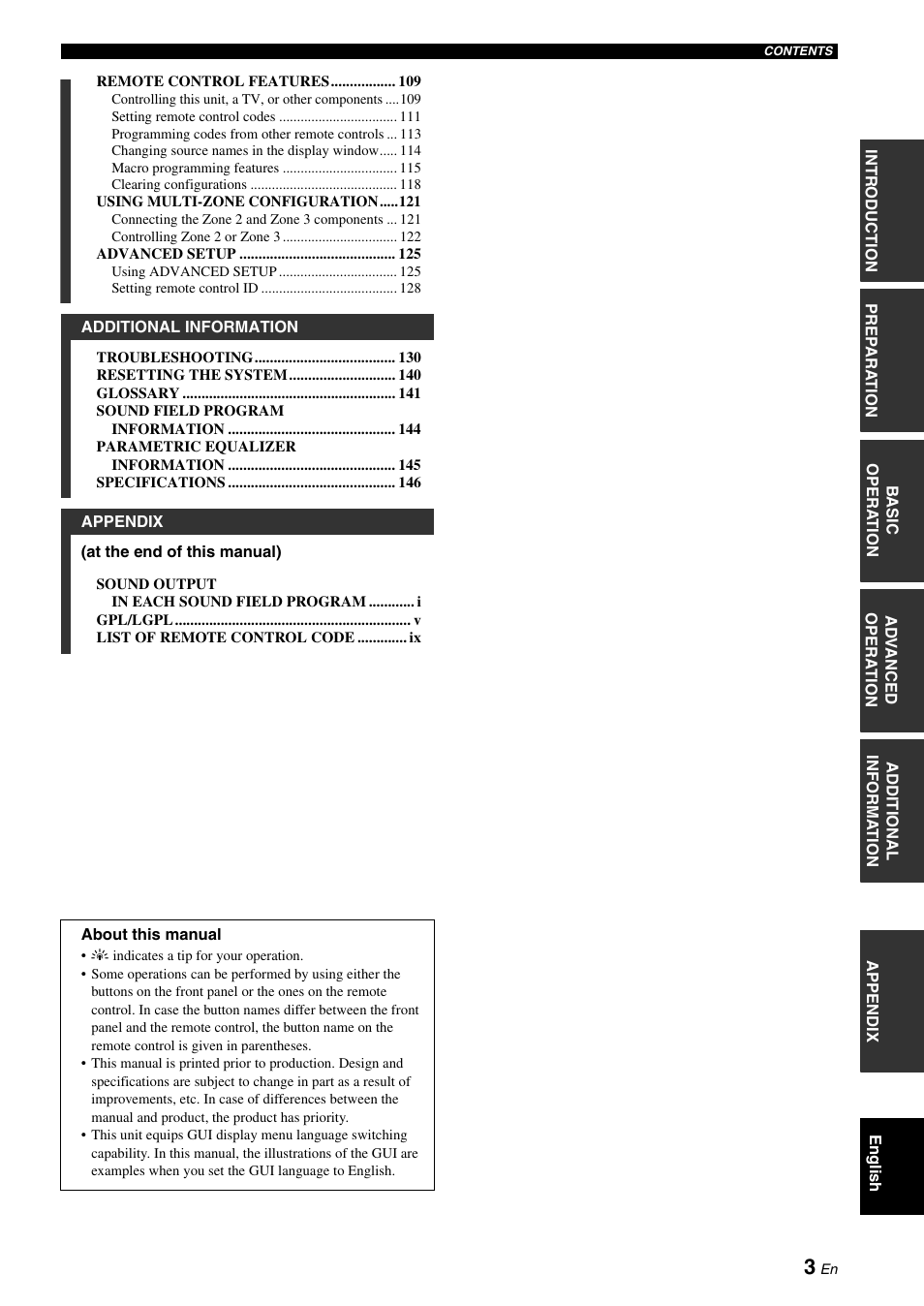 Yamaha RX-V2700 User Manual | Page 5 / 164